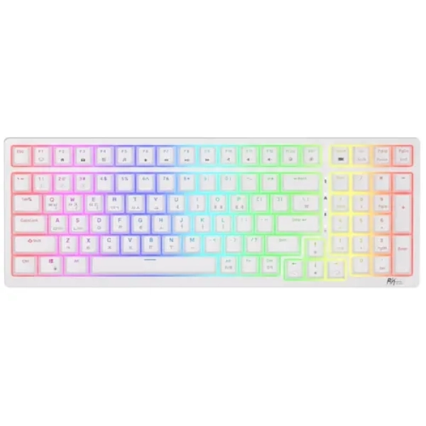 Royal Kludge RK98 RGB Hot-Swappable Tri-Mode Blue Switch Wireless Mechanical Keyboard